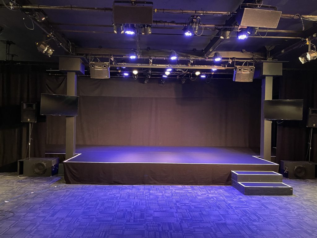 The Shea's Smith Theatre, a small stage in the former Swiss Chalet / Old Spain / Laube's restaurant, is named in honor of Graham W. and Mary Jane Smith through the George G. and Elizabeth G. Smith Foundation after they learned that Shea's was planning to buy the building in the next five years.  "I've lived in Buffalo all my life -- long enough to know anything can happen in five years," Smith said. "I told Patrick, 'If the city is ready to move, let's not wait around. Let's do it now, before they change their mind.'