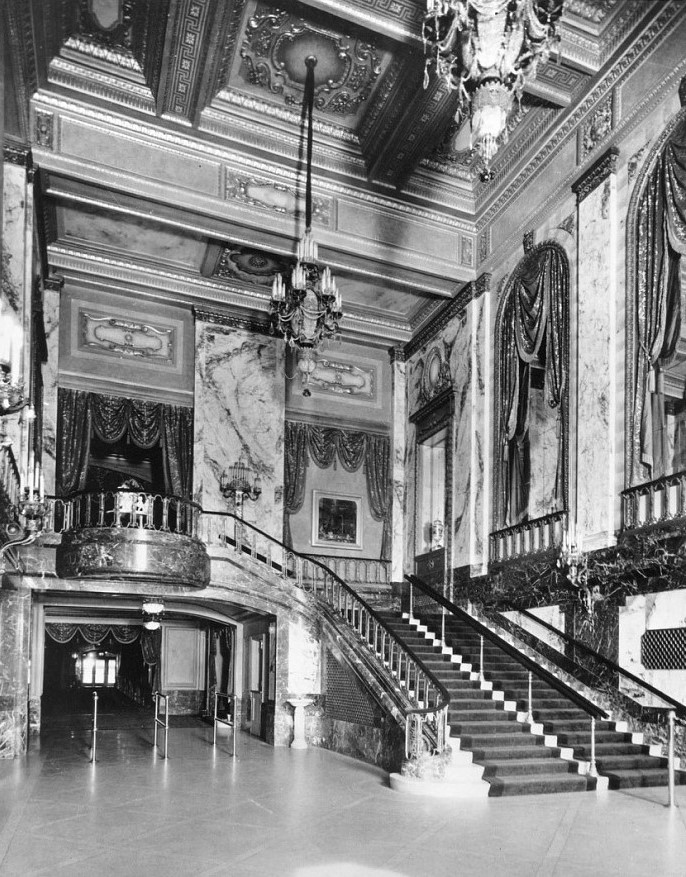 Our Grand Lobby and Grand Staircase on our Grand Opening Day.