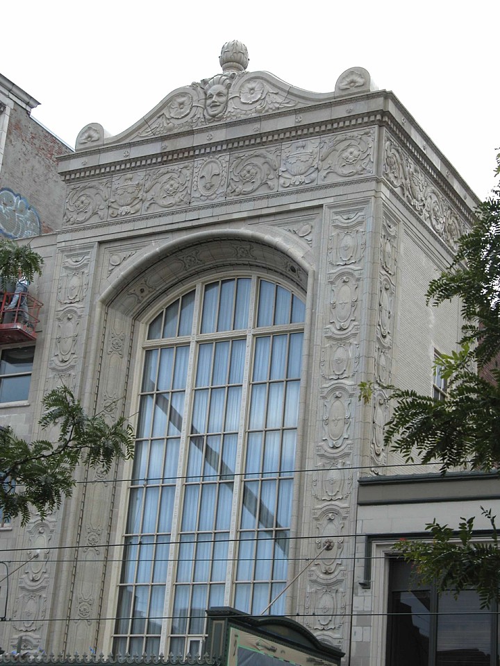The exterior restoration of Shea's Buffalo Theatre required innovative solutions to address structural issues, including problems caused by wind exposure. Instead of using the original glazed terracotta bricks, an approved substitute material—Glass Fiber Reinforced Concrete (GFRC)—was employed. This modern material not only preserved the historic aesthetic of the theater but also provided enhanced durability.