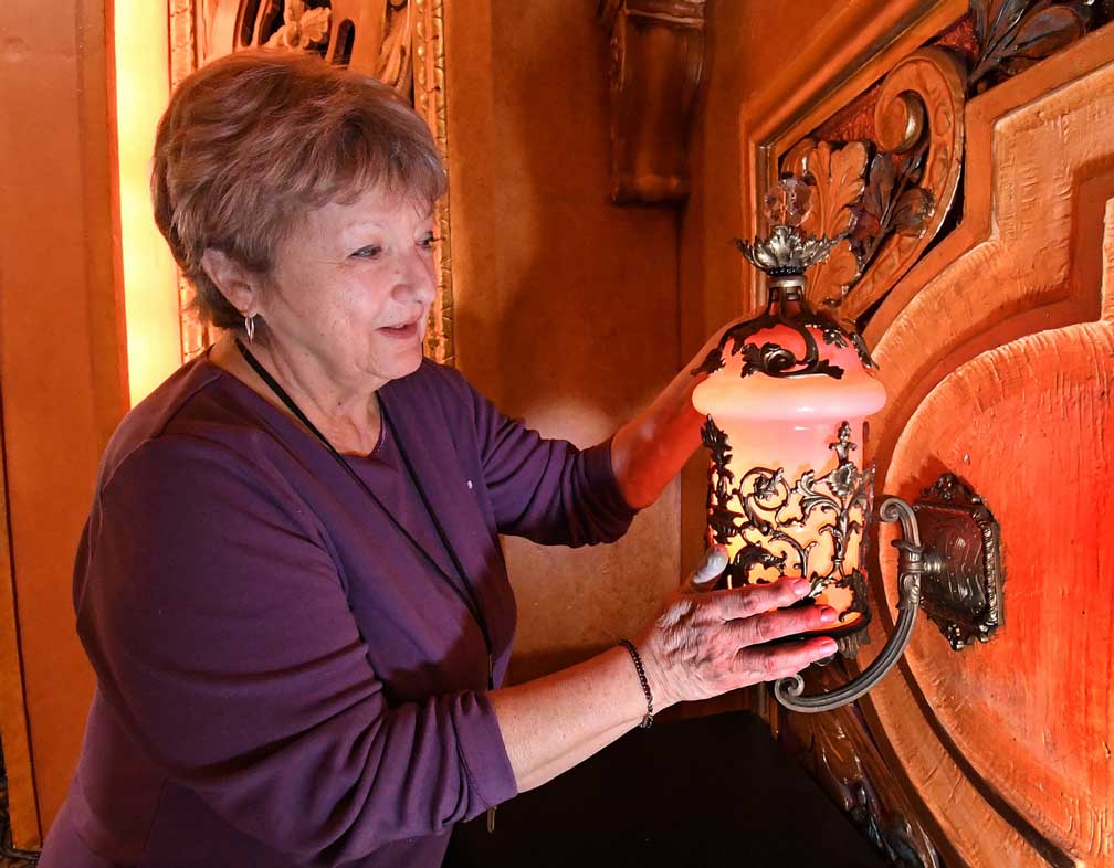 “Over the last 30 years Doris has been the driving force behind every perfectly matched crystal, paint, and fabric here at Shea’s,” said President Brian Higgins.  “Her recruitment and expert training of restoration volunteers and students has saved Shea’s millions of dollars. Thanks to the meticulous efforts of Doris over the last three decades, visitors today step into this theatre as it was - or I would argue even better than it was - 100 years ago.”