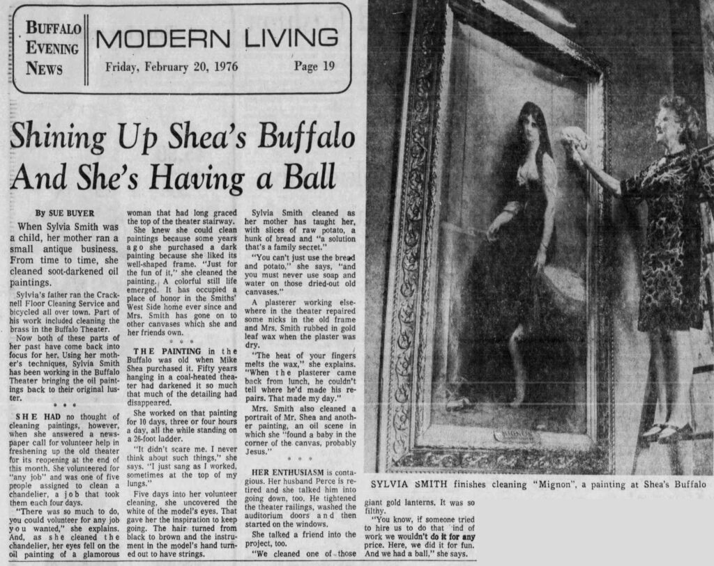 Thanks Sylvia! <i>Mignon</i> appreciates the cleaning.