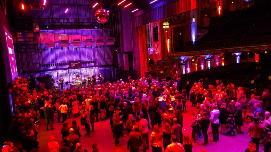 On the stage of the Shea's Buffalo, a party for our Centennial Celebration was hosted.
